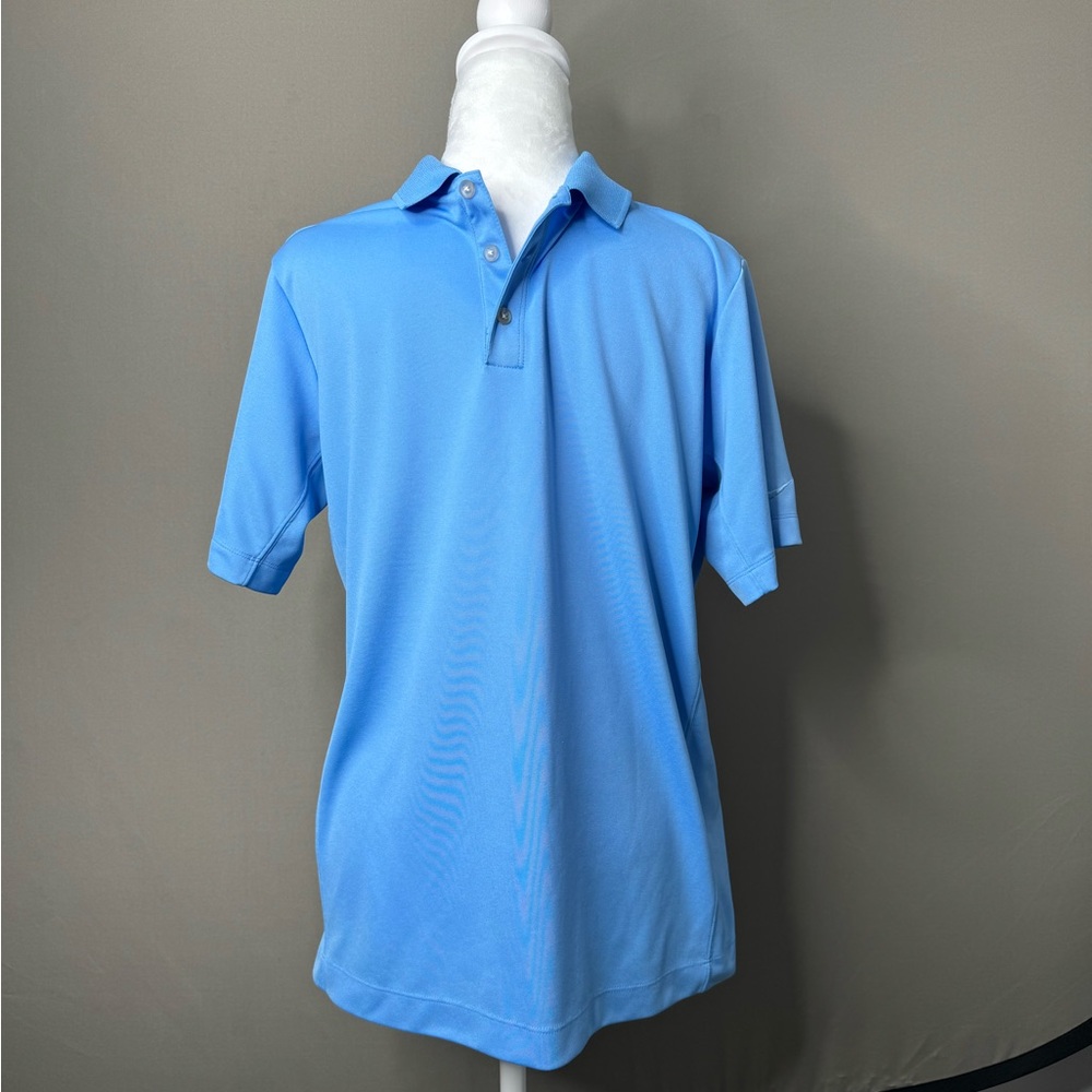 Nike Shirt Blue DRI-FIT Short Sleeve Golf Polo XL Men